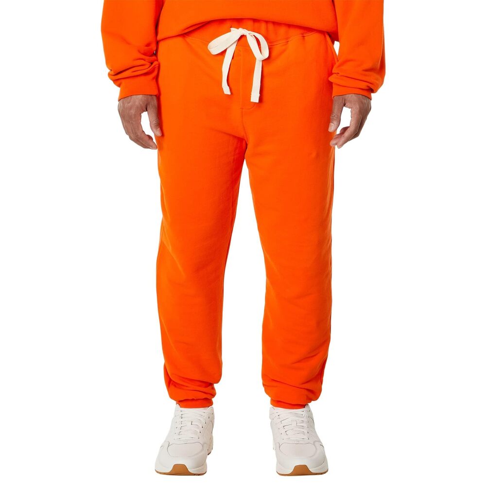 LABEL Go-to Men's Joggers Casual Pants , Orange , XS